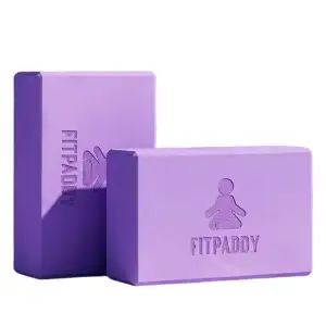 Кубики для йоги фіолетові BLOCK01VL FITPADDY UA
