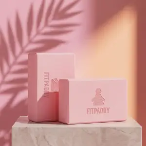 Кубики для йоги рожеві BLOCK01PK FITPADDY UA
