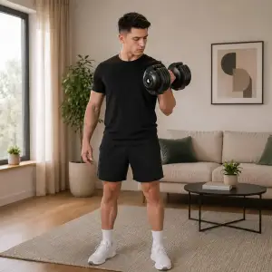 Регульована гантель з максимальною вагою 10кг DBAD1X10 FITPADDY UA
