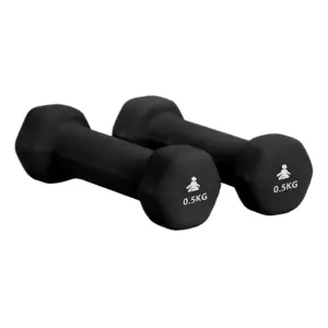 Гантелі неопренові 0,5 кг (2 шт. в упаковці) DB2X05BK FITPADDY UA