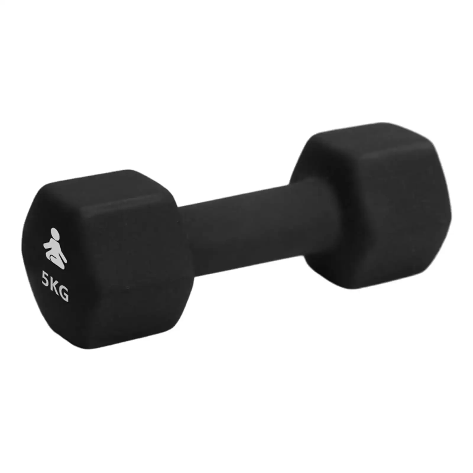 Гантель неопренова 5 кг (1 шт. в упаковці) DB1X5BK FITPADDY UA