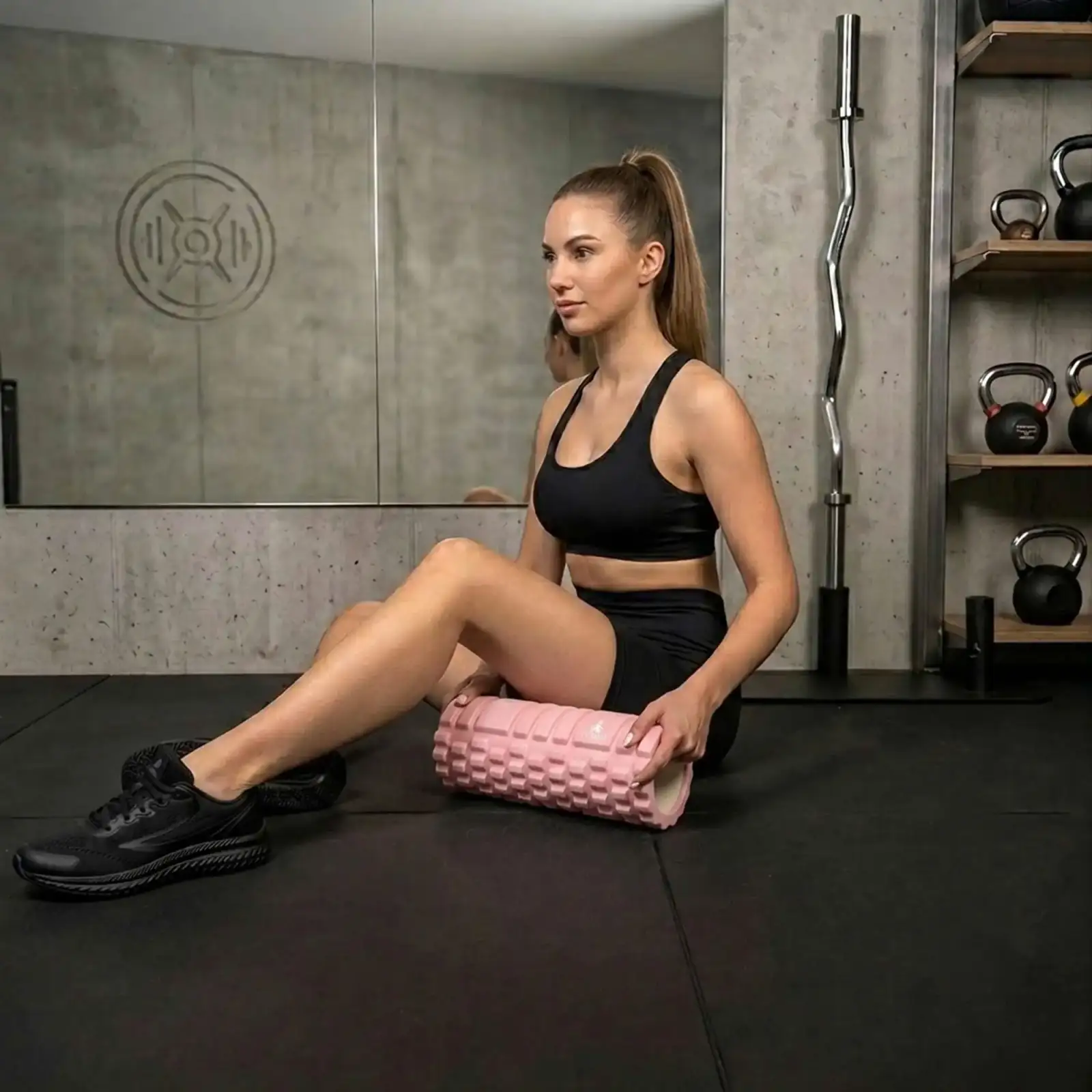 Масажний ролик рожевий MROLLER01PK FITPADDY UA