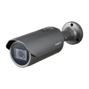 Мережева камера циліндрична 5MP @ 30fps, motorized vari-focal lens 3.1x (3.2 ~ 10.0mm) (100°~31°) QNO-8080R HANWHA VISION UA