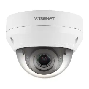 Мережева камера купольна 5MP @ 30fps, motorized vari-focal lens 3.1x (3.2 ~ 10.0mm) (100°~31°) QNV-8080R HANWHA VISION (QNV-8080R/VAP) UA