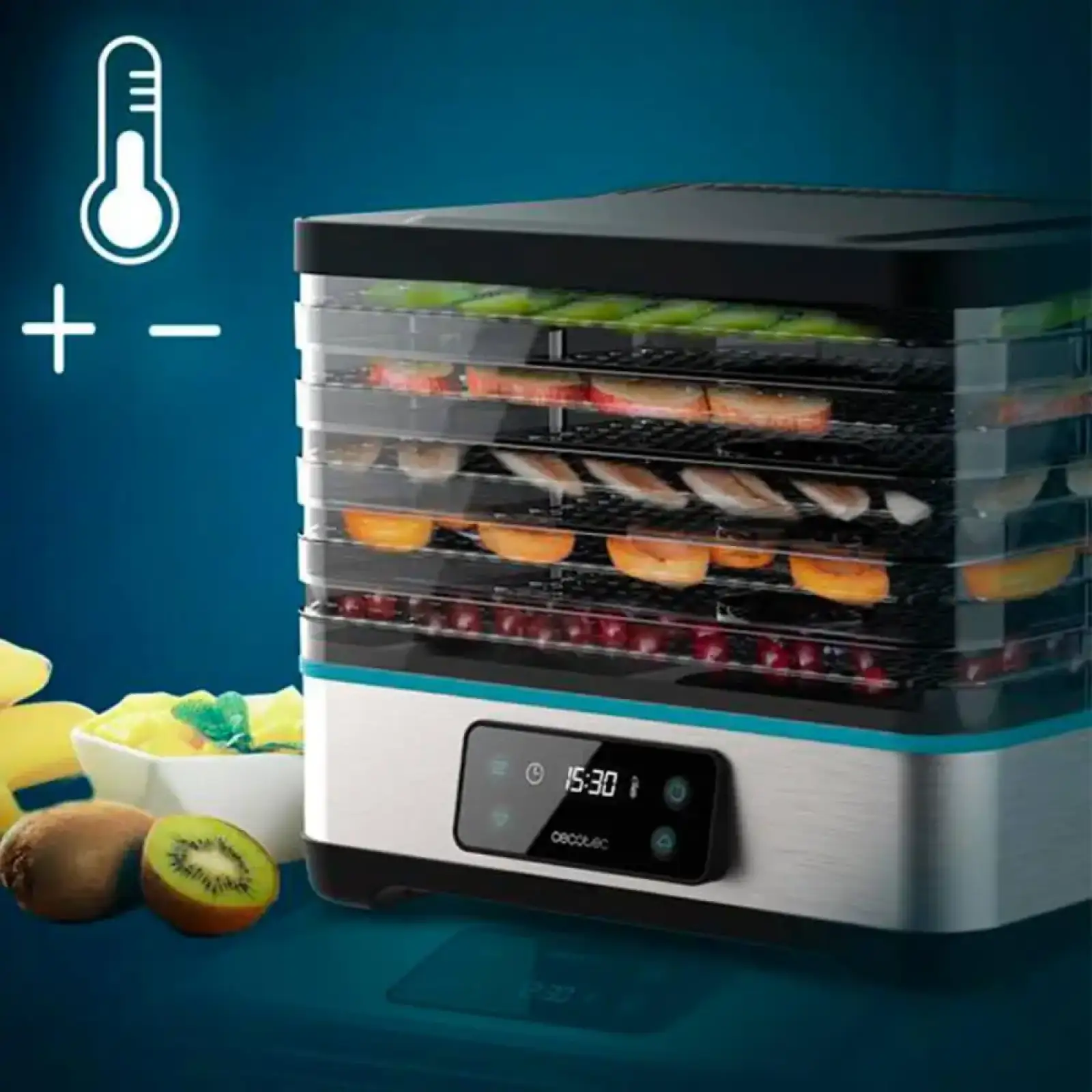 Сушарка для для овочів і фруктів CECOTEC VitaDry Pro (CCTC-04949) UA