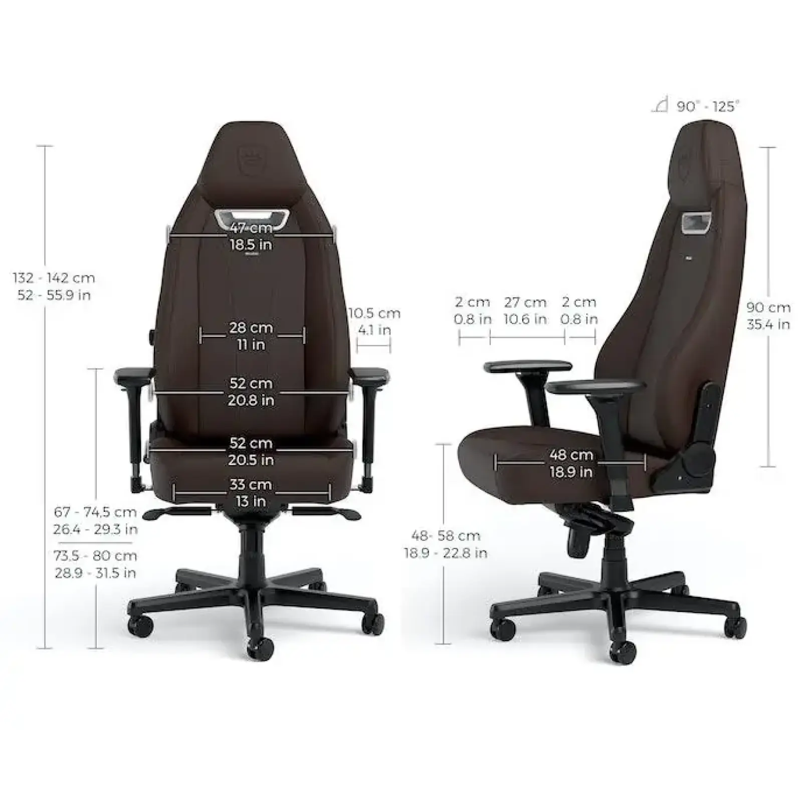 Ігрове крісло Noblechairs Legend Java Edition Brown (NBL-LGD-GER-JED) UA