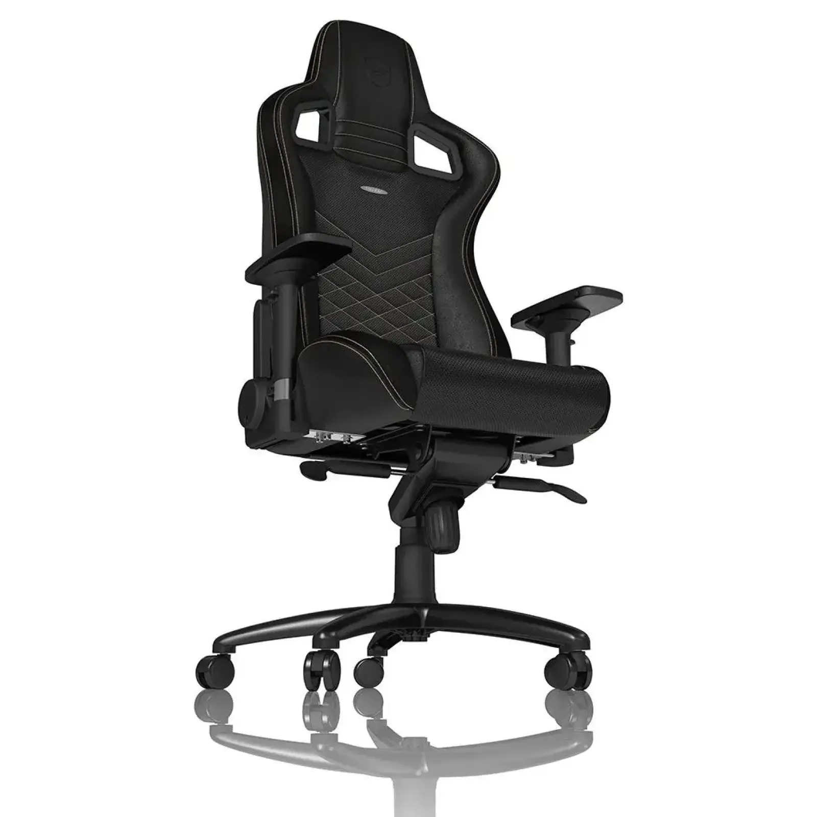 Ігрове крісло Noblechairs EPIC PU Leather Black/Gold (NBL-PU-GOL-002) UA