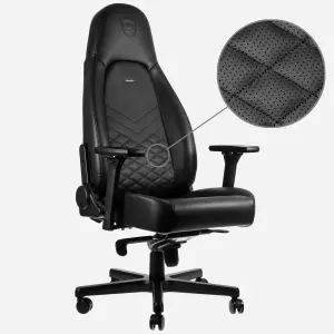 Ігрове крісло Noblechairs ICON Black (NBL-ICN-PU-BLA) UA