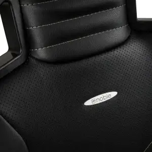Игровое кресло Noblechairs EPIC PU Leather Black/Gold (NBL-PU-GOL-002) UA