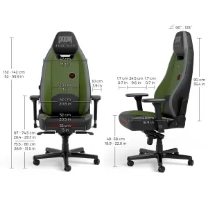 Ігрове крісло Noblechairs Legend Doom The Dark Ages Edition (NBL-LGD-PU-DDA) UA