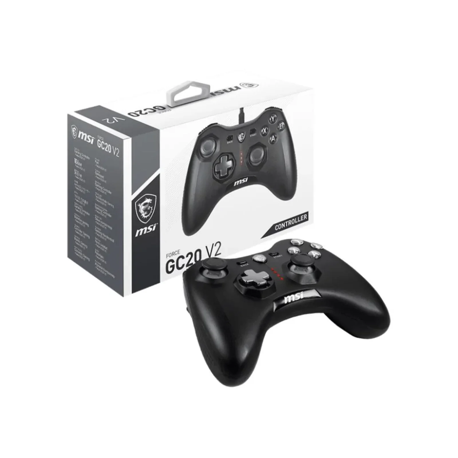 Джойстик Ігровий FORCE GC20 BLACK FORCE GC20 V2 MSI UA