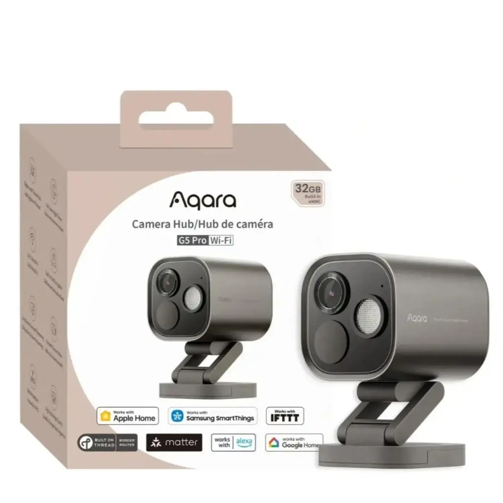 Камера Хаб G5 Pro (Wi-Fi) CH-C07D сіра Aqara (CH-C07D-G) UA