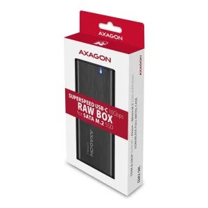 Зовнішній карман для SSD-накопичувачів AXAGON EEM2-SBC SuperSpeed+ USB-C - M.2 SATA SSD RAW box UA