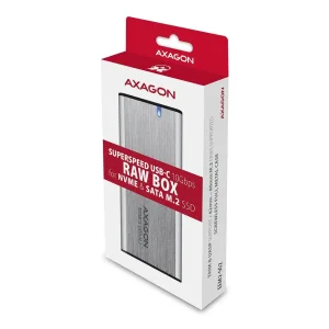 Зовнішній карман для SSD-накопичувачів AXAGON EEM2-SG2 SuperSpeed+ USB-C - M.2 NVMe & SATA SSD RAW box UA