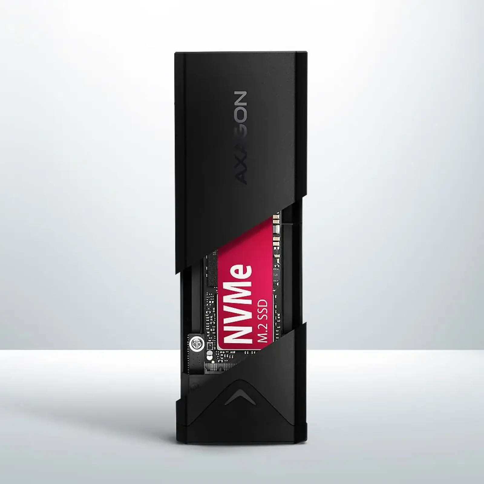 Зовнішній карман для SSD-накопичувачів AXAGON EEM2-UB2 USB-C 10Gbps - M.2 NVMe SSD BLACK ARROW box UA