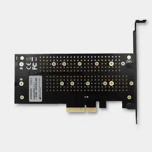 Aдаптер AXAGON PCEM2-D PCIe NVMe+SATA M.2 adapter UA
