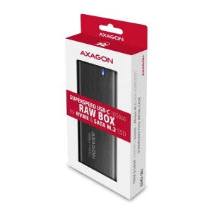 Зовнішній карман для SSD-накопичувачів AXAGON EEM2-SB2 SuperSpeed+ USB-C - M.2 NVMe & SATA SSD RAW box UA