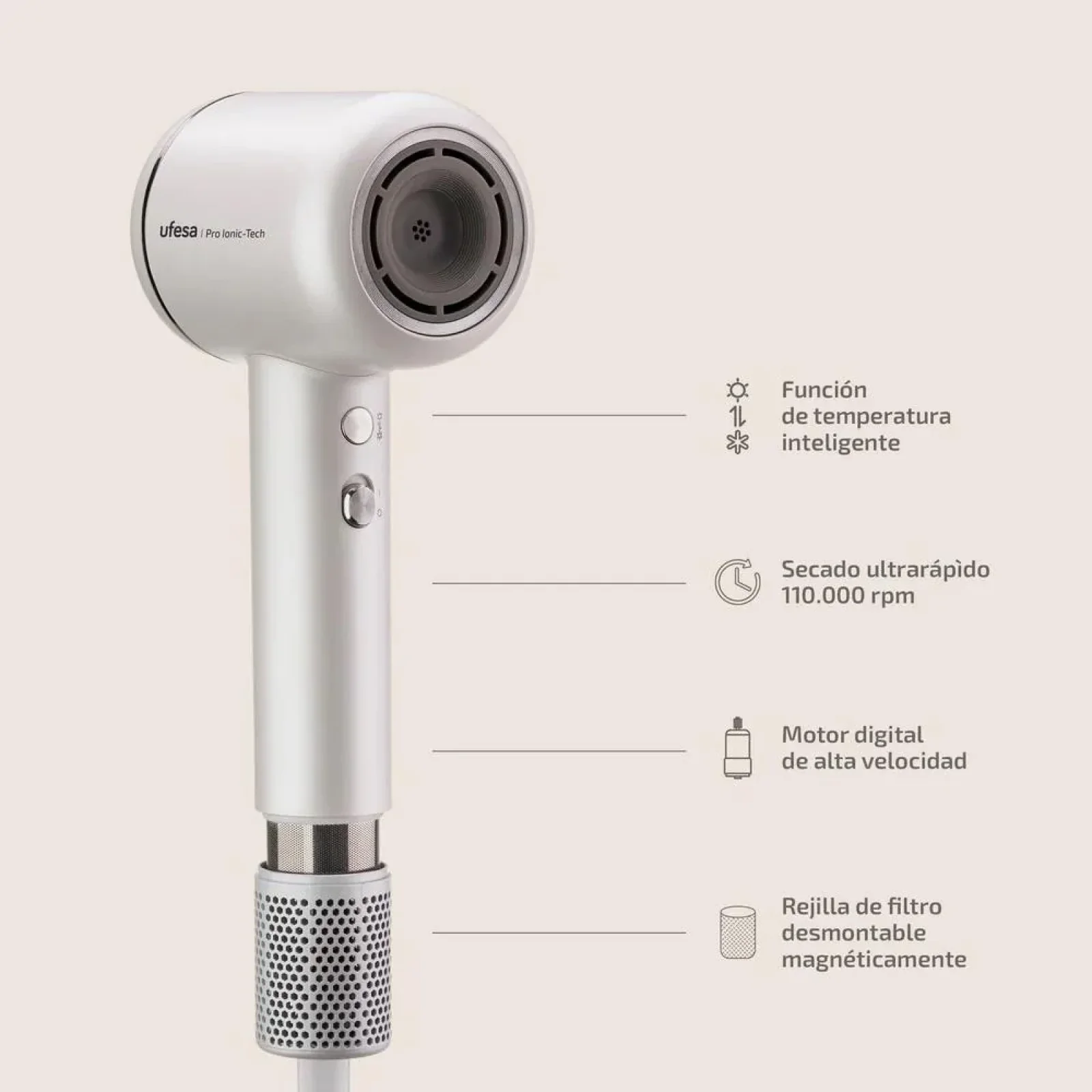 Фен UFESA PRO IONIC TECH (60305762) UA