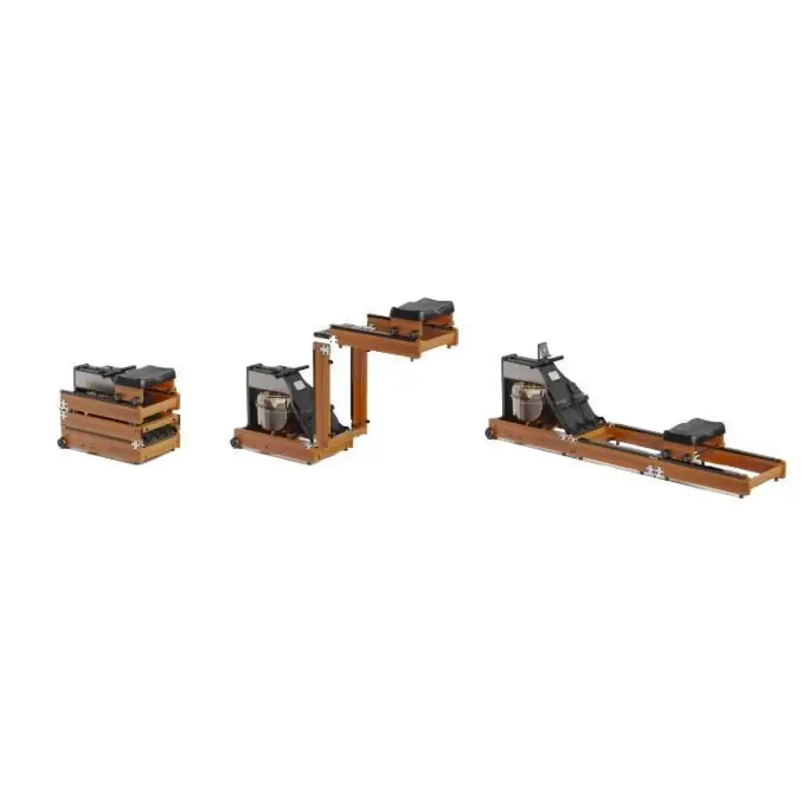 Розкладний гребний тренажер KingSmith Foldable Rowing Machine Black Brown (RMWR1F SA) UA