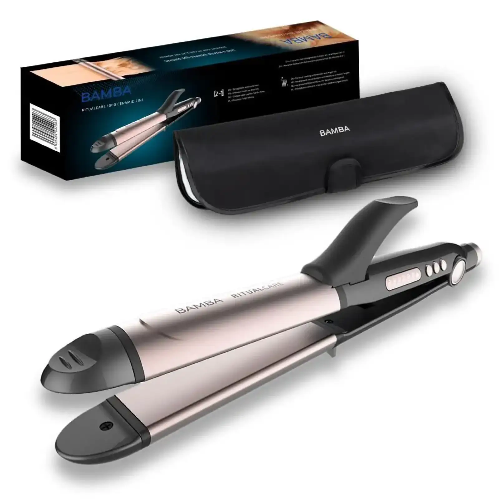 Випрямляч для волосся Cecotec Bamba RitualCare 1000 Ceramic 2in1 (CCTC-04296) UA
