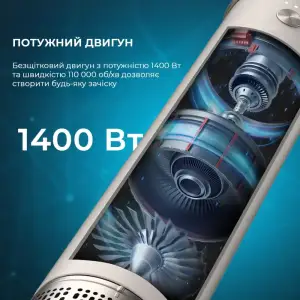 Стайлер CECOTEC Bamba CeramicCare 8in1 AirGlam Black (CCTC-03464) UA