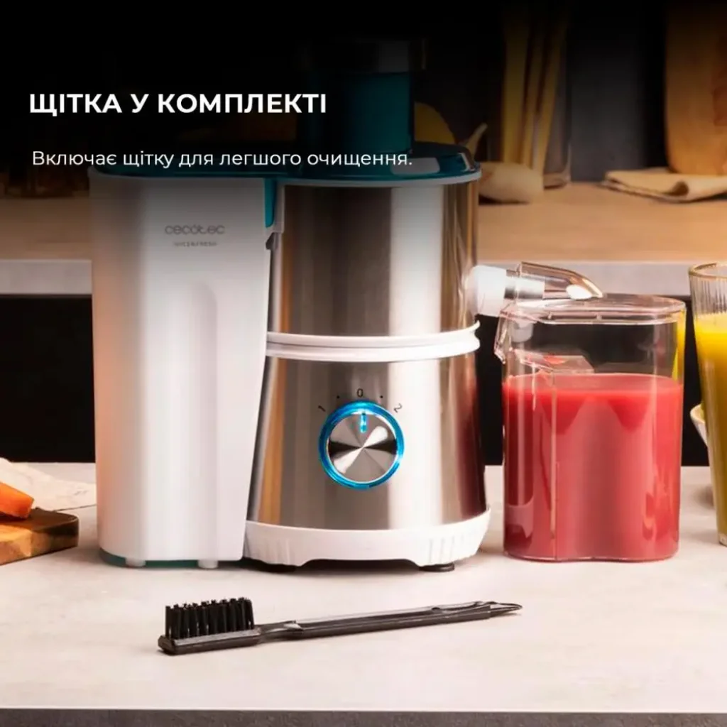 Соковижималка CECOTEC Juice&Fresh 400 Titan White (CCTC-04154) UA