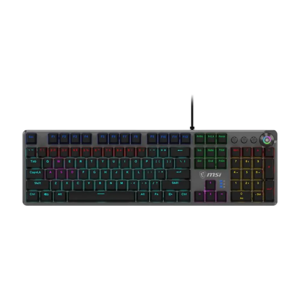 Клавіатура GAMING BLACK UA FORGE GK310 RED MSI UA