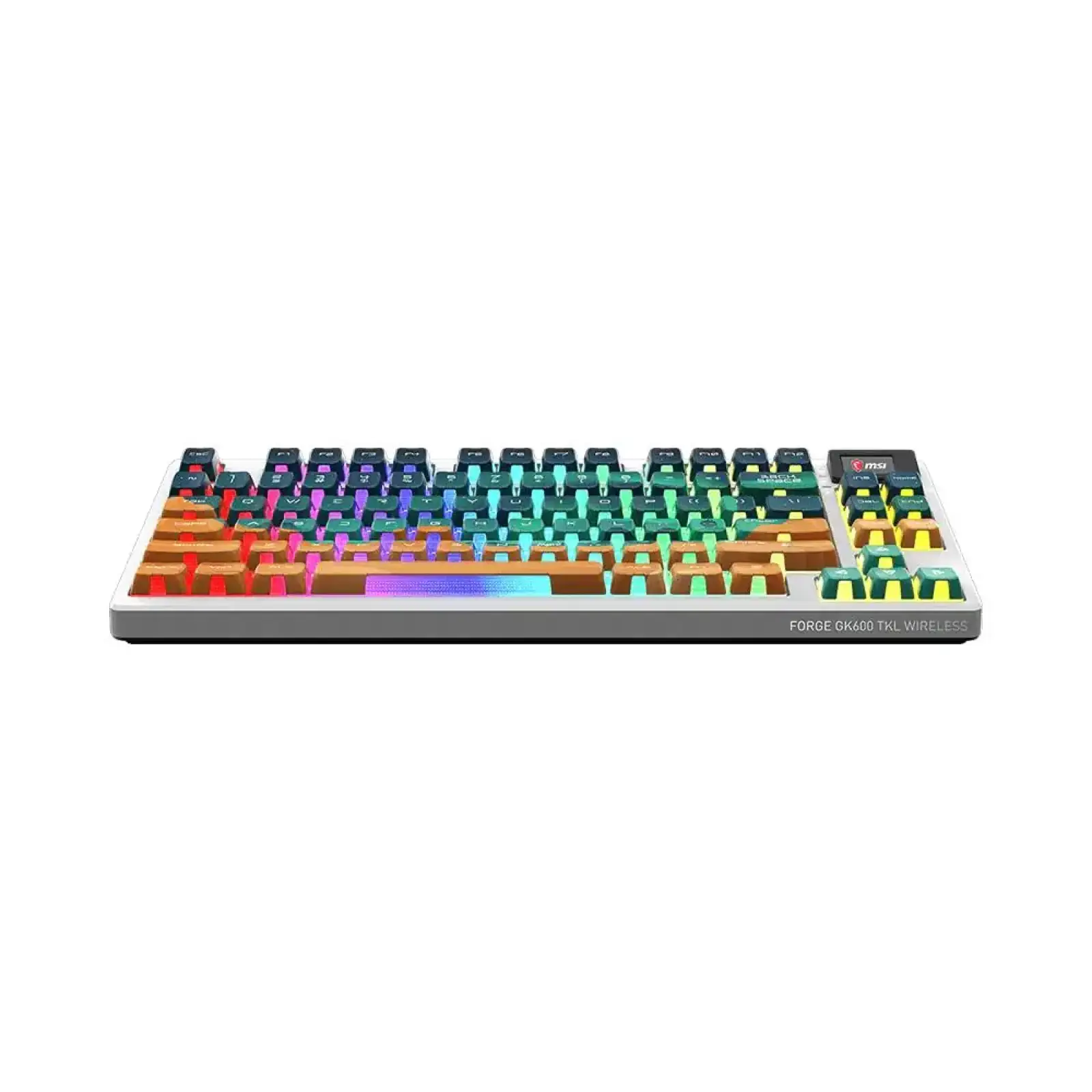 Клавіатура бездротова MSI FORGE GK600 TKL MARS (FORGE GK600 TKL W MARS UA) UA