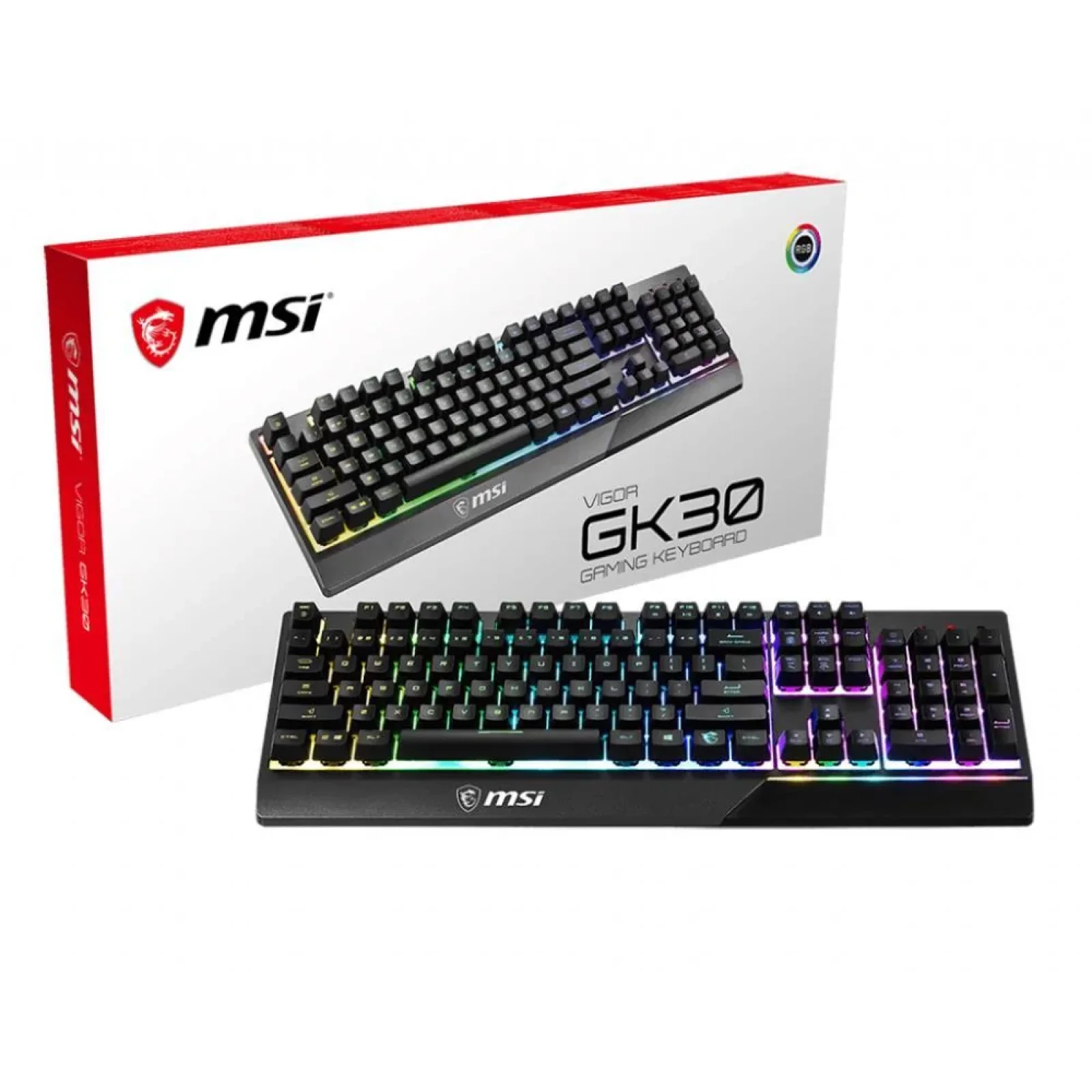 Клавіатура GAMING BLACK UA VIGOR GK30 MSI UA