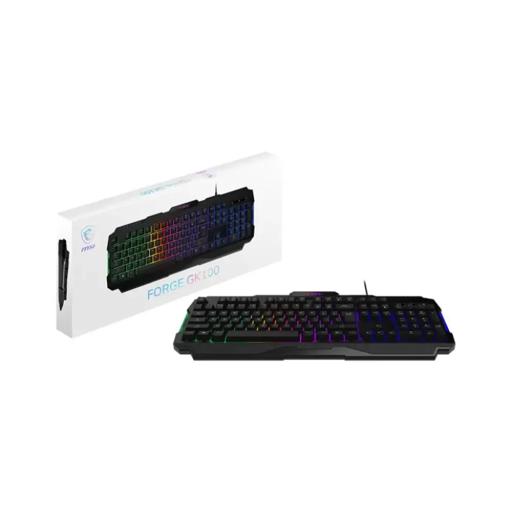 Клавіатура GAMING BLACK UA FORGE GK100 UA MSI UA