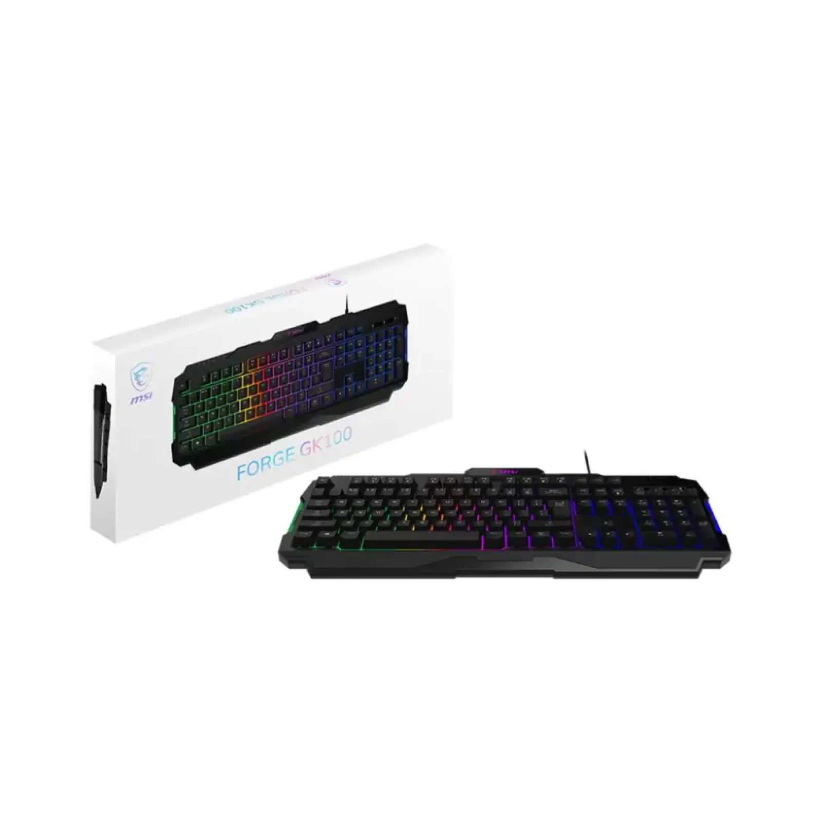 Клавіатура GAMING BLACK UA FORGE GK100 UA MSI UA