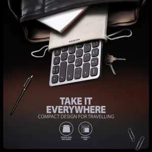 Клавиатура Axagon HMC-KB 9 in 1 Layout USB Silver/Black (HMC-KB-CRL) UA