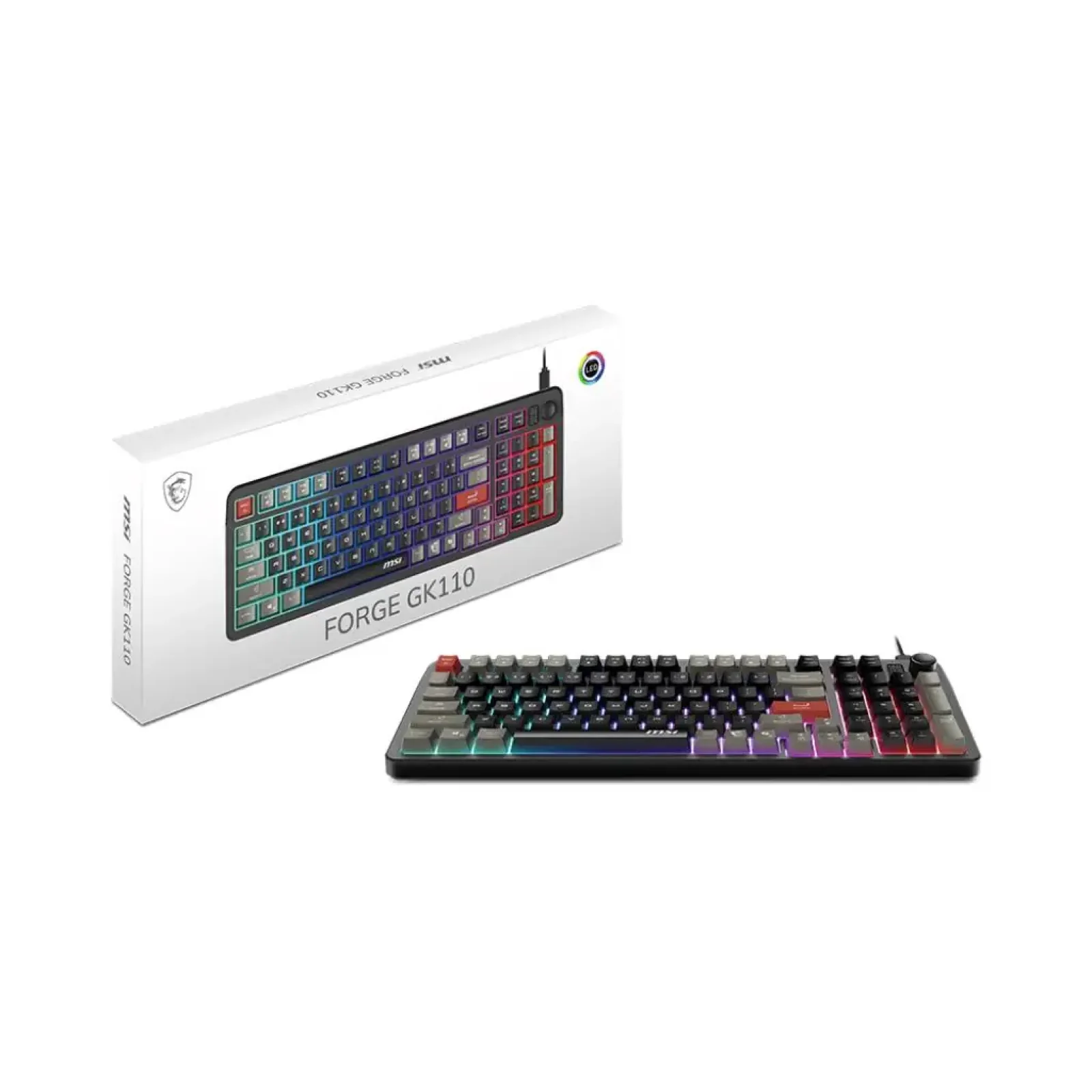 Клавіатура GAMING BLACK UA FORGE GK110 UA MSI UA