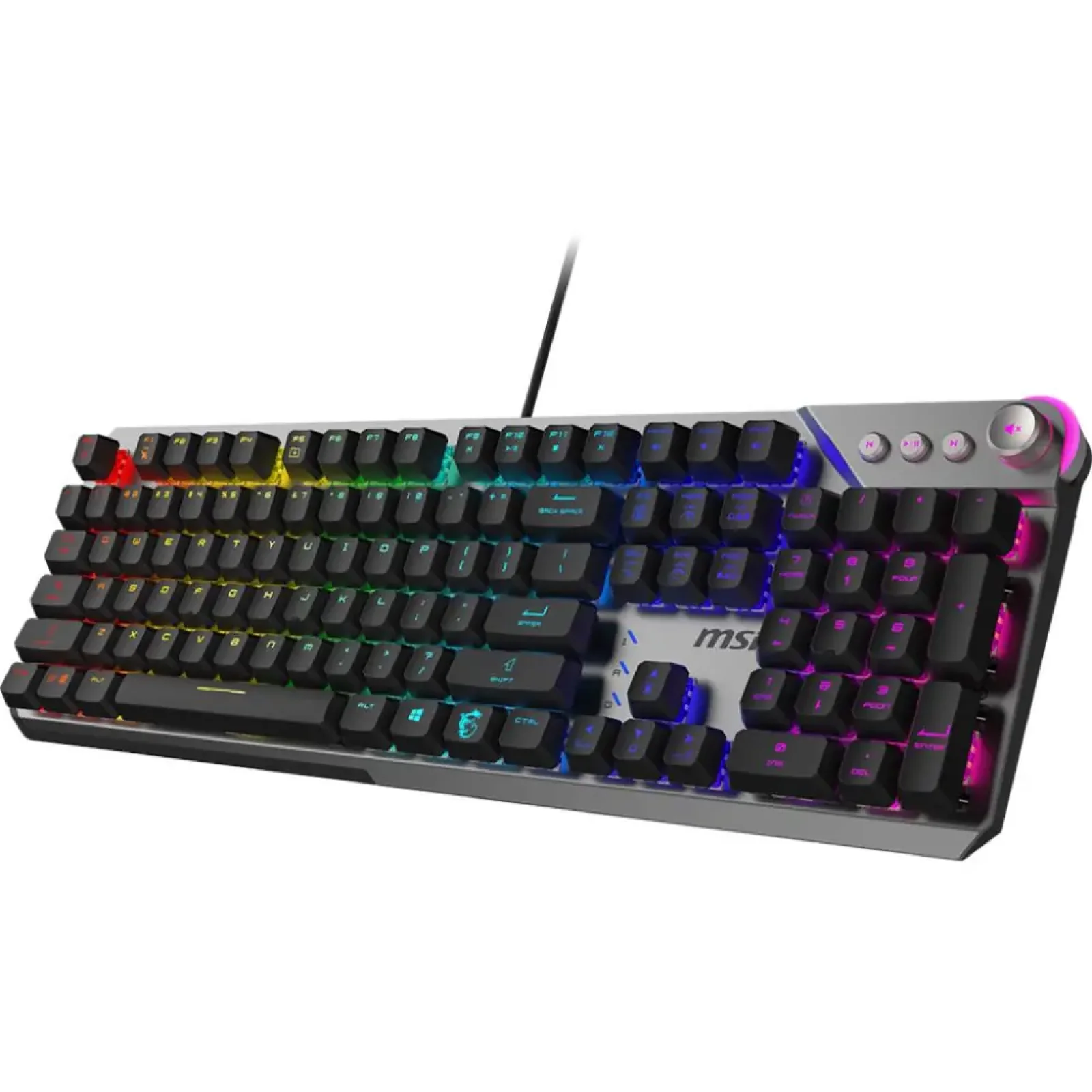 Клавіатура GAMING BLACK UA STRIKE 600 SILENT UA MSI UA
