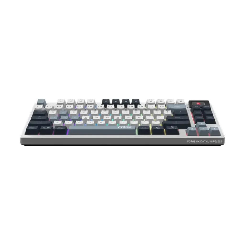 Клавіатура GAMING WHITE UA FORGE GK600 TKL MSI (FORGE GK600 TKL W SKY UA) UA