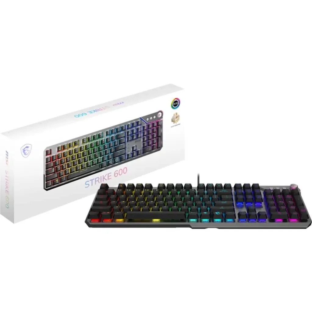 Клавіатура GAMING BLACK UA STRIKE 600 SILENT UA MSI UA