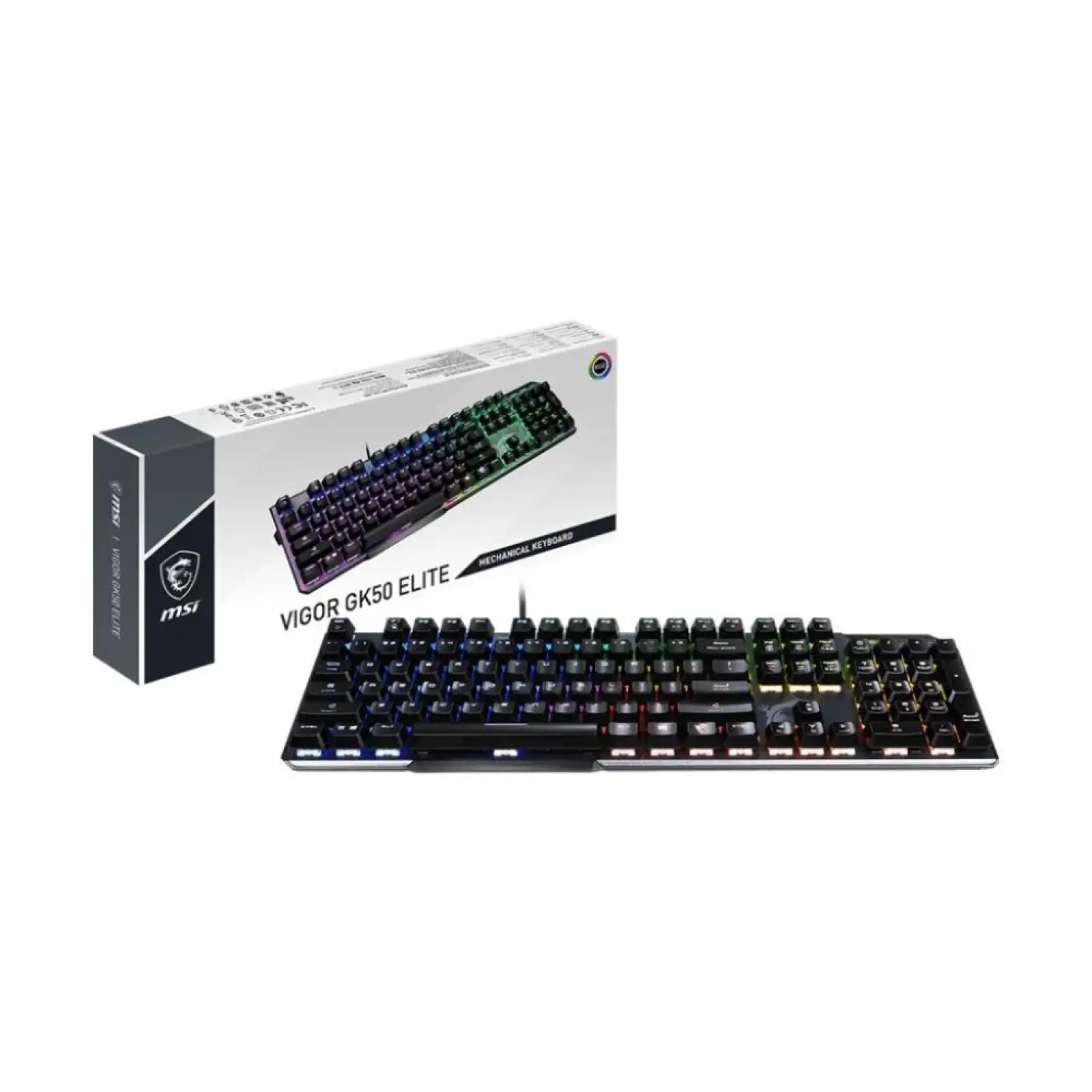 Клавіатура GAMING BLACK UA VIGOR GK50 ELITE BW UA MSI UA