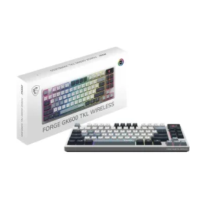 Клавіатура GAMING WHITE UA FORGE GK600 TKL MSI (FORGE GK600 TKL W SKY UA) UA