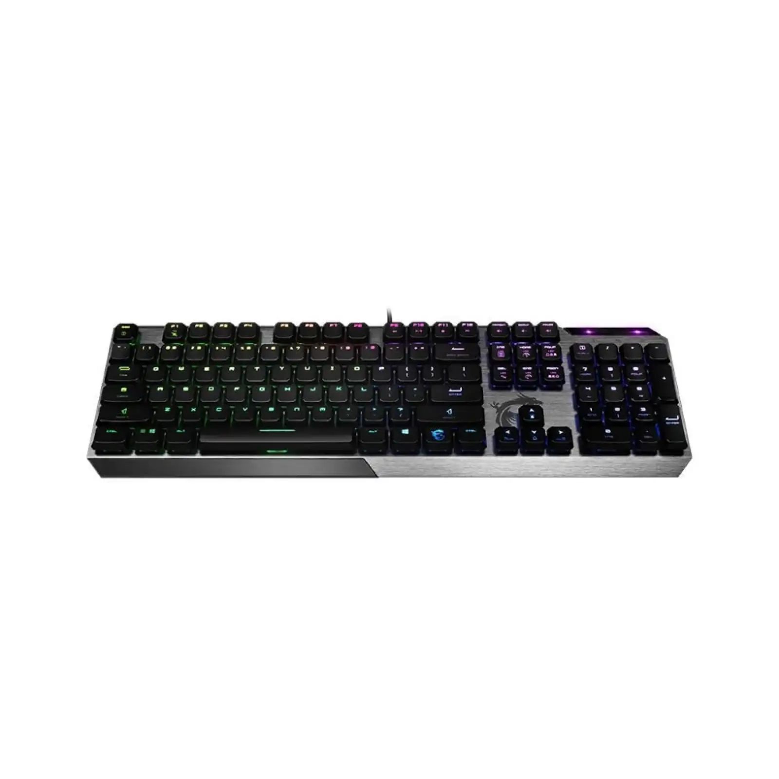 Клавіатура GAMING BLACK ENG VIGOR GK50 LOW PROFILE TKL MSI UA