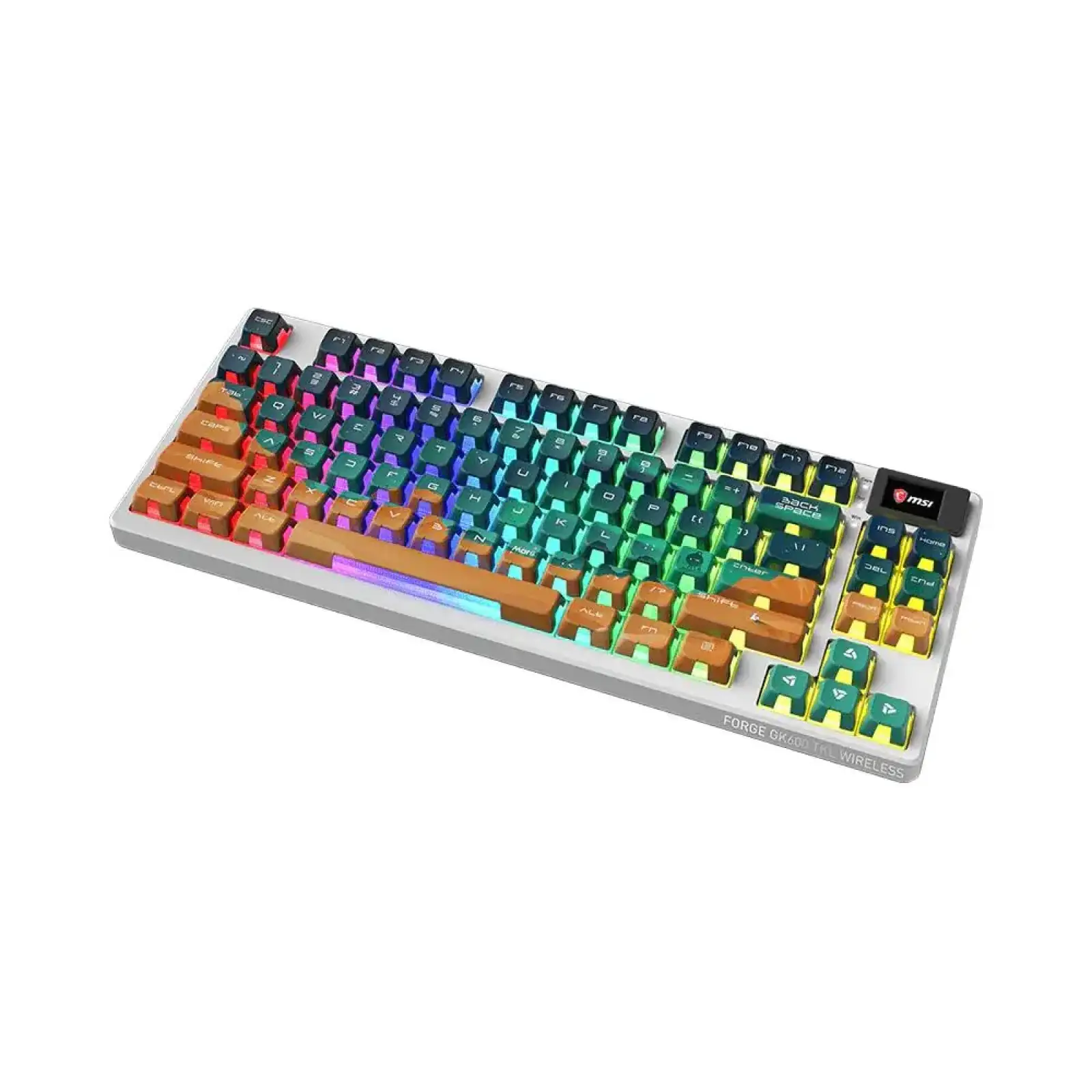 Клавіатура бездротова MSI FORGE GK600 TKL MARS (FORGE GK600 TKL W MARS UA) UA