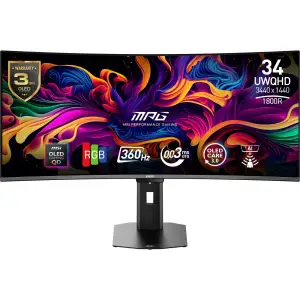 Монітор MSI 34" MPG 341CQR QD-OLED X36 Black UA