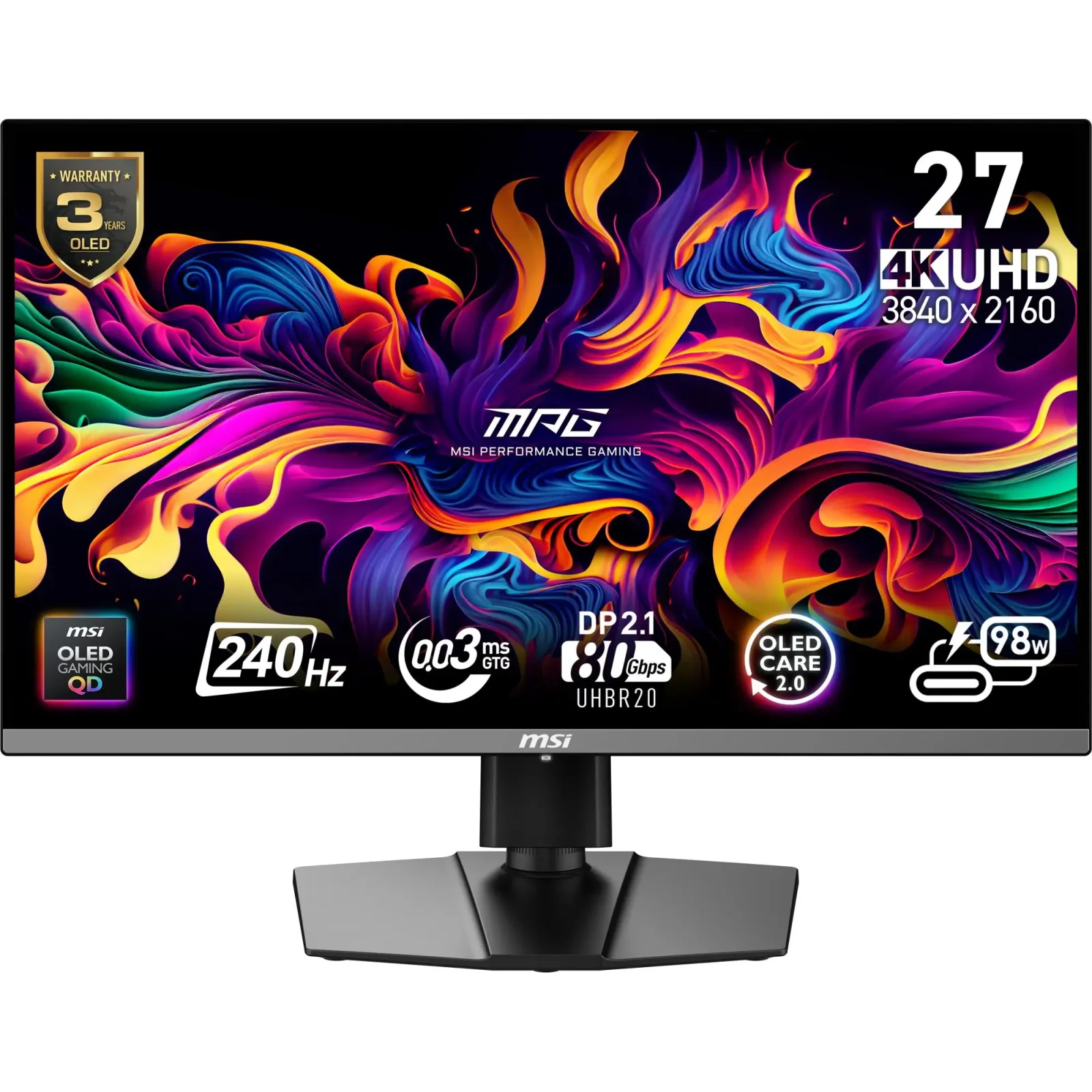 Монітор MSI MPG 272URX QD-OLED UA