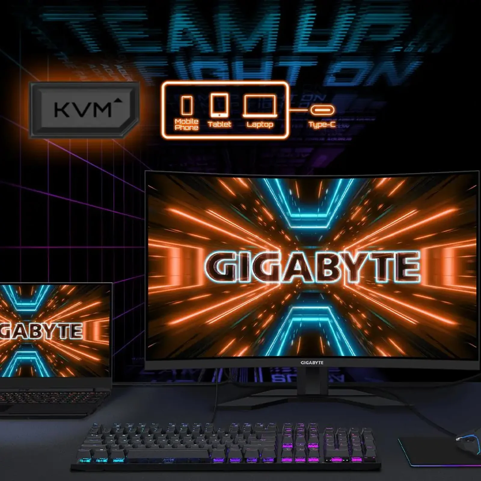 Монітор GIGABYTE M32QC-EK UA