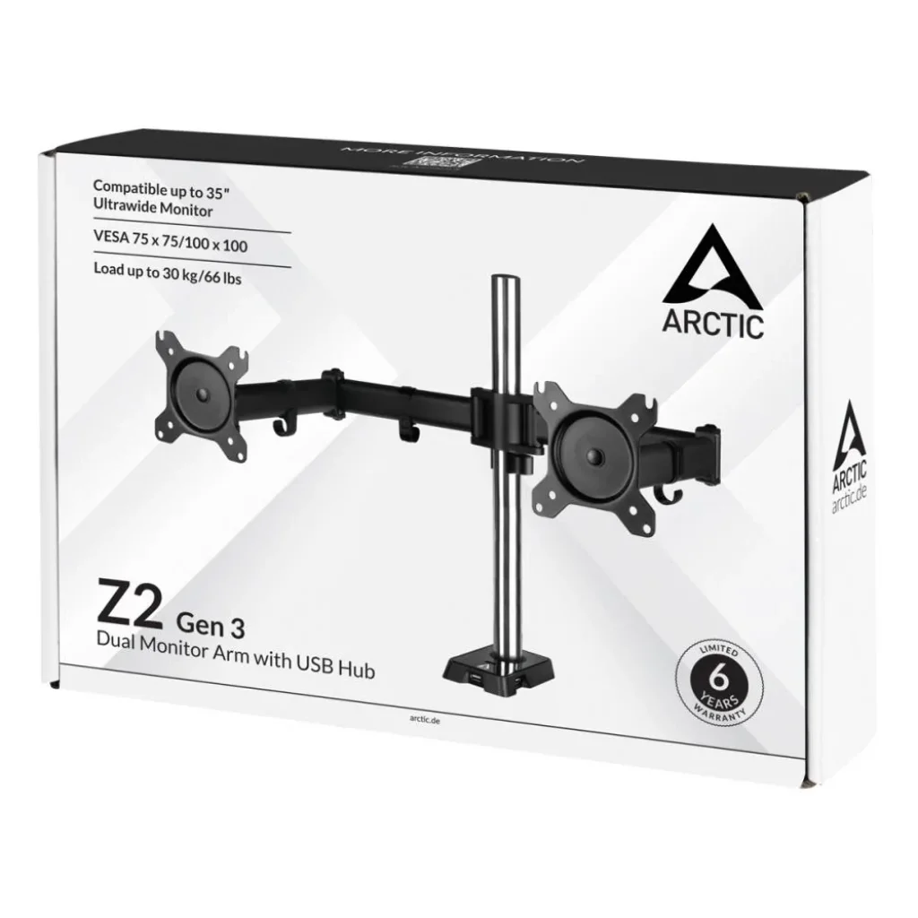 Кріплення для монітора ARM Z2 GEN 3 DUAL AEMNT00053A ARCTIC UA