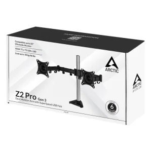 Кріплення для монітора ARM Z2 PRO GEN 3 DUAL AEMNT00050A ARCTIC UA