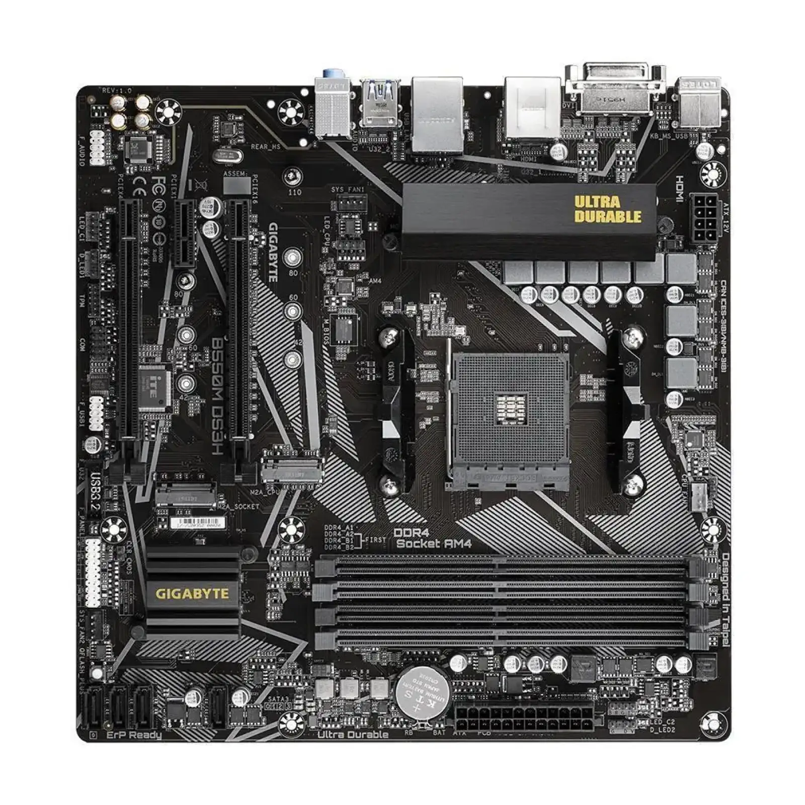 Материнская плата AMD B550 SAM4 MATX B550M DS3H 1.7 GIGABYTE UA