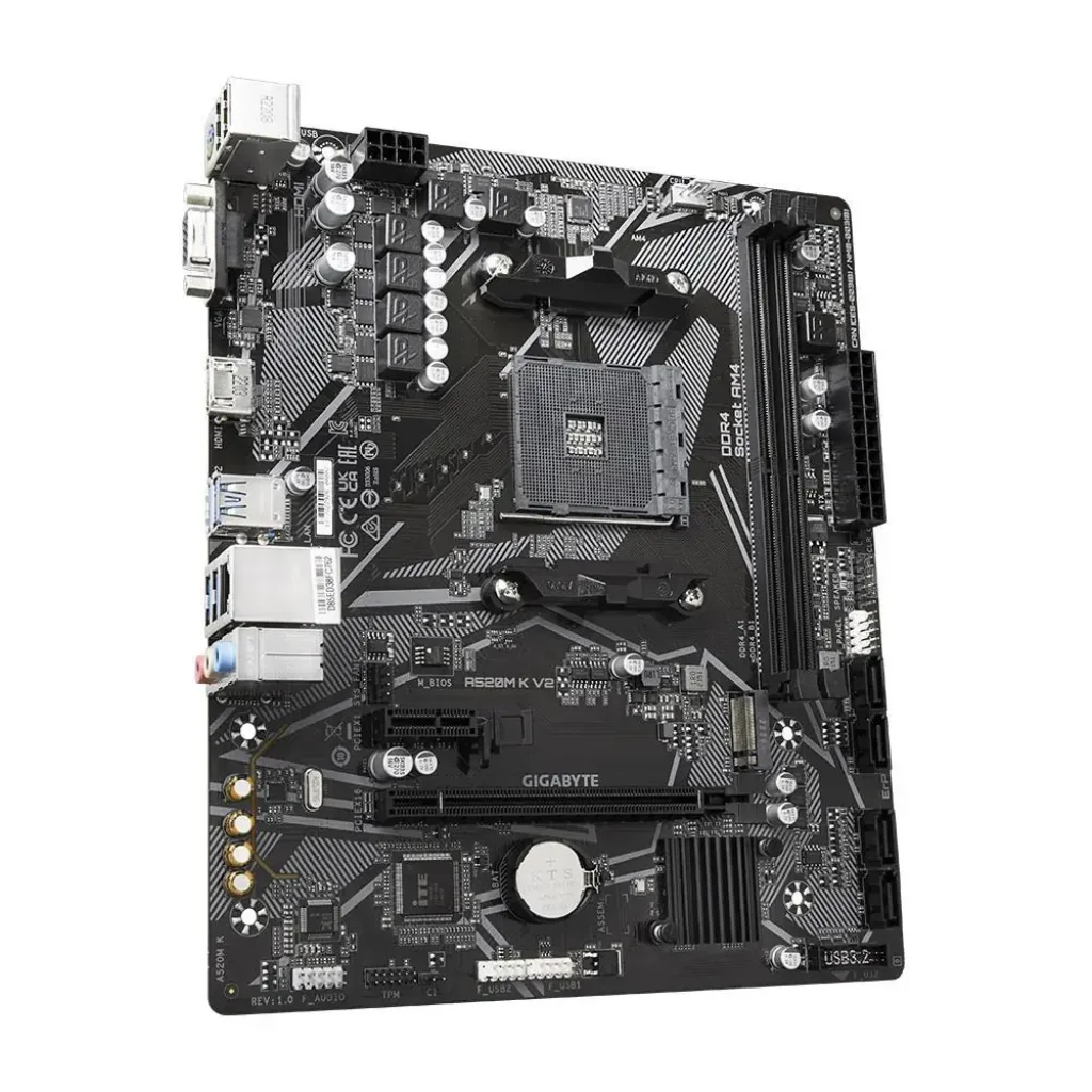 Материнська плата AMD A520 SAM4 MATX A520M K V2 1.1 GIGABYTE UA