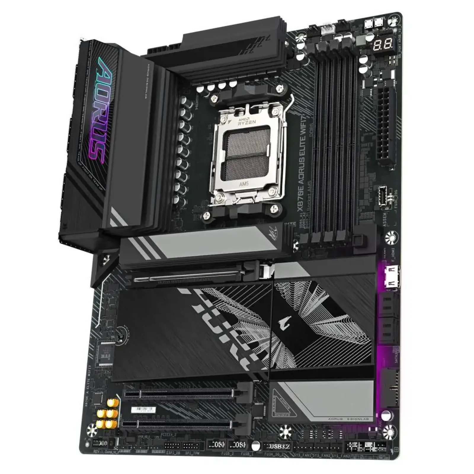 Материнська плата AMD X870E SAM5 ATX X870E A ELITE WIFI7 GIGABYTE (X870E A ELITE WIFI7 1.1) UA
