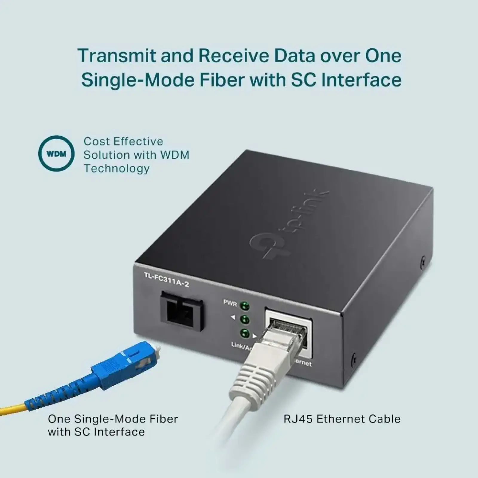 Медіаконвертер гігабітний WDM FC311A-2 TP-LINK UA