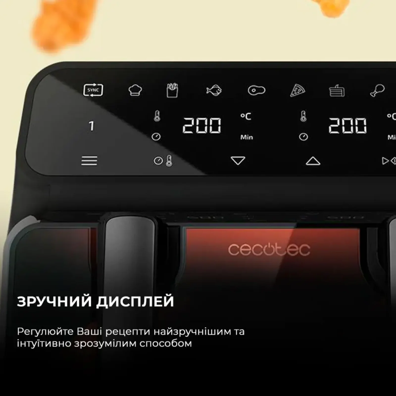 Мультипіч CECOTEC Cecofry Advance 9000 Window (CCTC-04986) UA